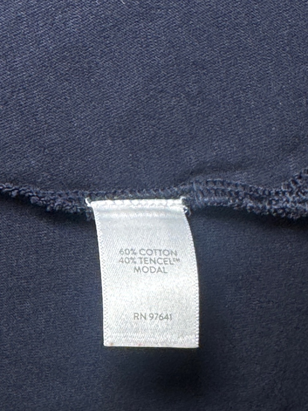 J. Jill Women’s Petite Medium Heathered Navy Button Down Top - Picture 5 of 6